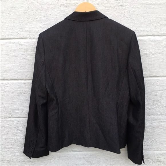 Calvin Klein Women's One Button Blazer Jacket Size 8 - Picture 11 of 12